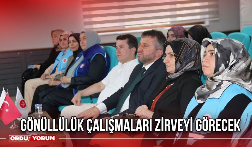 Gönüllülük Çalışmaları Zirveyi Görecek