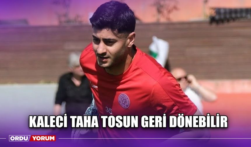 Kaleci Taha Tosun Geri Dönebilir