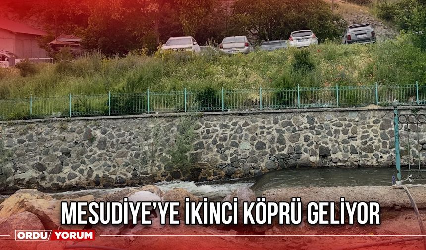 Mesudiye’ye İkinci Köprü Geliyor