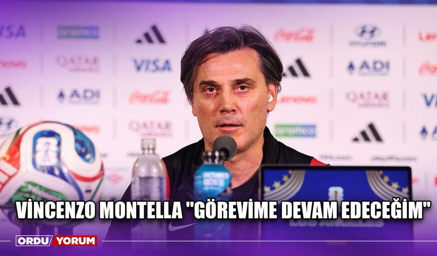 Vincenzo Montella ''Görevime Devam Edeceğim''