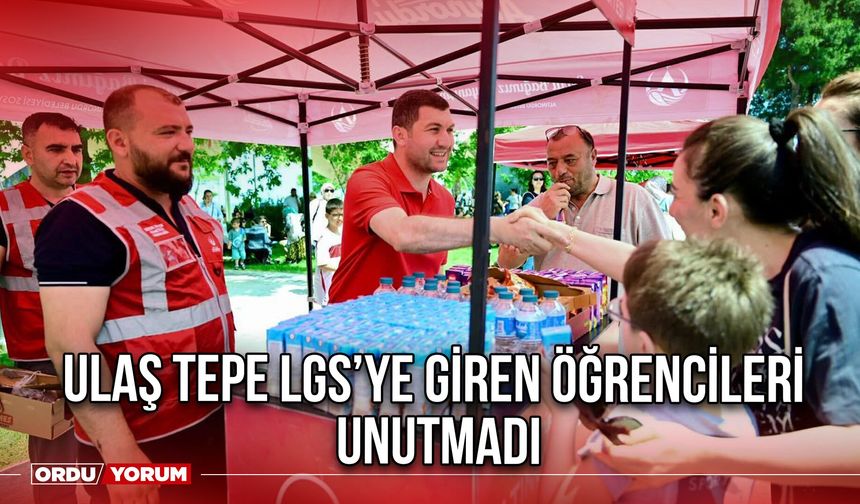 Ulaş Tepe LGS’ye Giren Öğrencileri Unutmadı