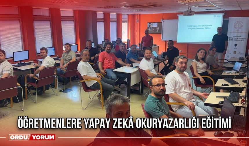 Öğretmenlere Yapay Zekâ Okuryazarlığı Eğitimi