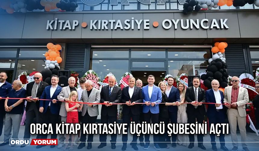 Orca Kitap Kırtasiye Üçüncü Şubesini Açtı
