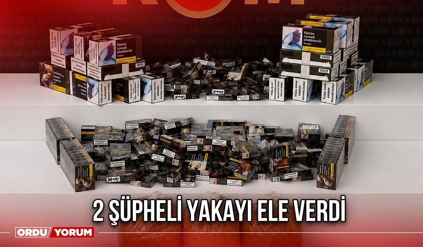 2 Şüpheli Yakayı Ele Verdi