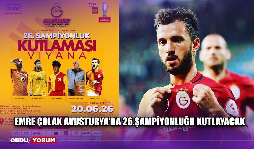 Emre Çolak Avusturya'da 26.Şampiyonluğu Kutlayacak