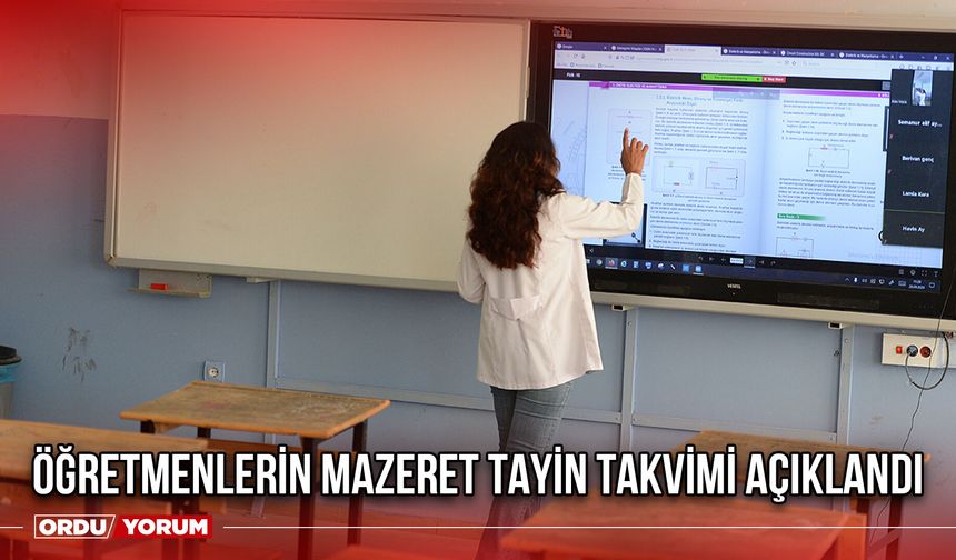 Öğretmenlerin Mazeret Tayin Takvimi Açıklandı