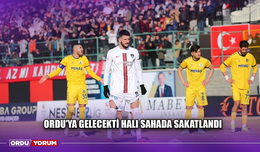 Ordu'ya Gelecekti Halı Sahada Sakatlandı