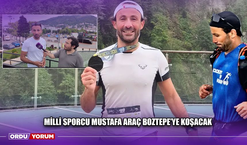 Milli Sporcu Mustafa Araç Boztepe'ye Koşacak