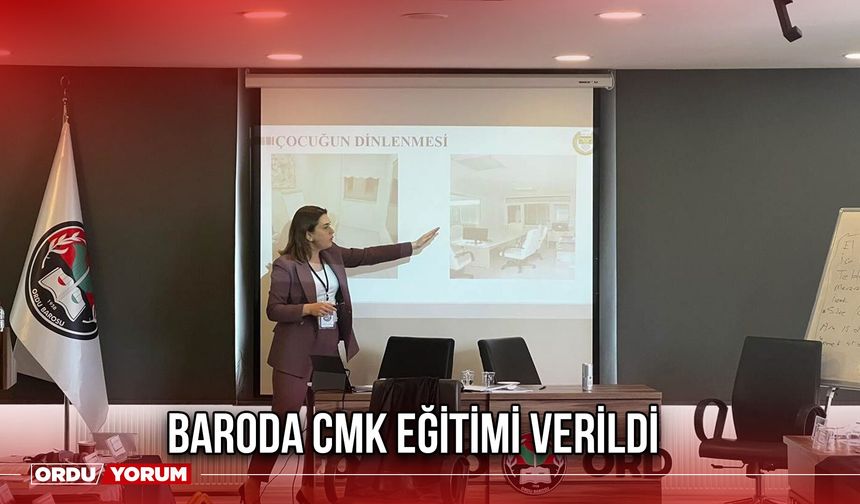 Baroda CMK Eğitimi Verildi