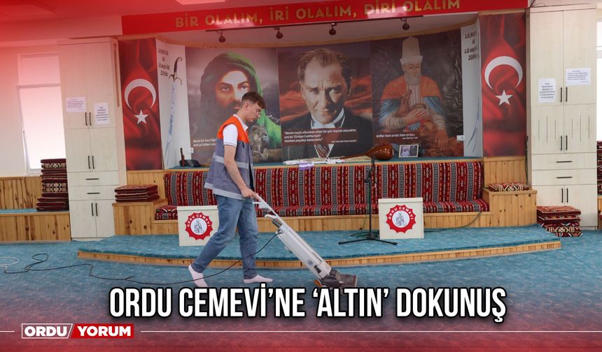 Ordu Cemevi’ne ‘Altın’ Dokunuş