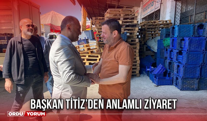 Başkan Titiz’den Anlamlı Ziyaret