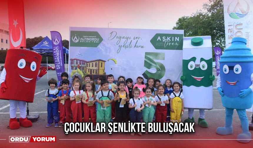 Çocuklar Şenlikte Buluşacak