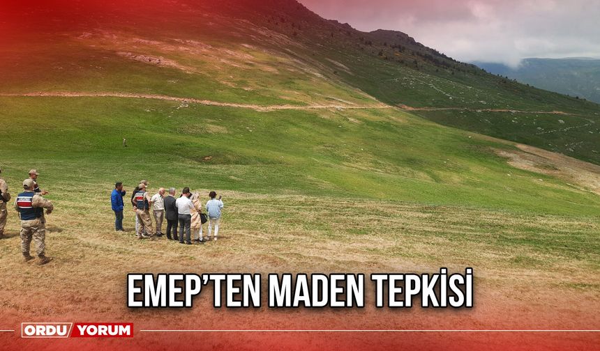 EMEP’ten Maden Tepkisi