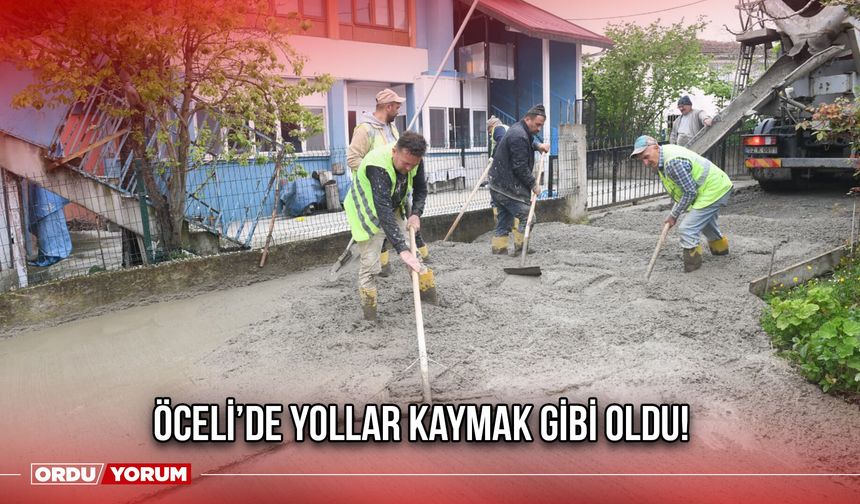 Öceli’de Yollar Kaymak Gibi Oldu!