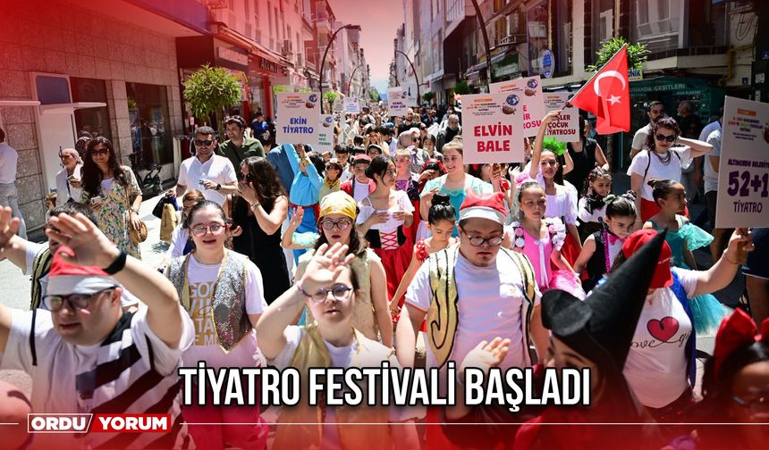 Tiyatro Festivali Başladı
