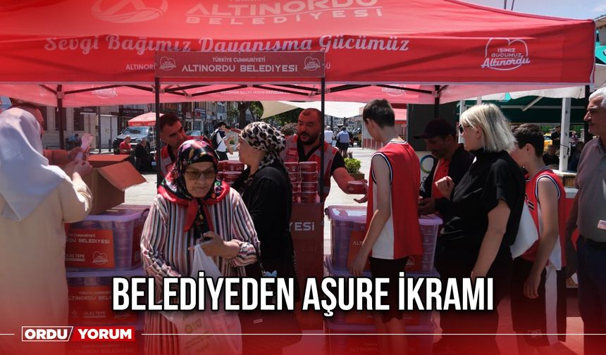Belediyeden Aşure İkramı