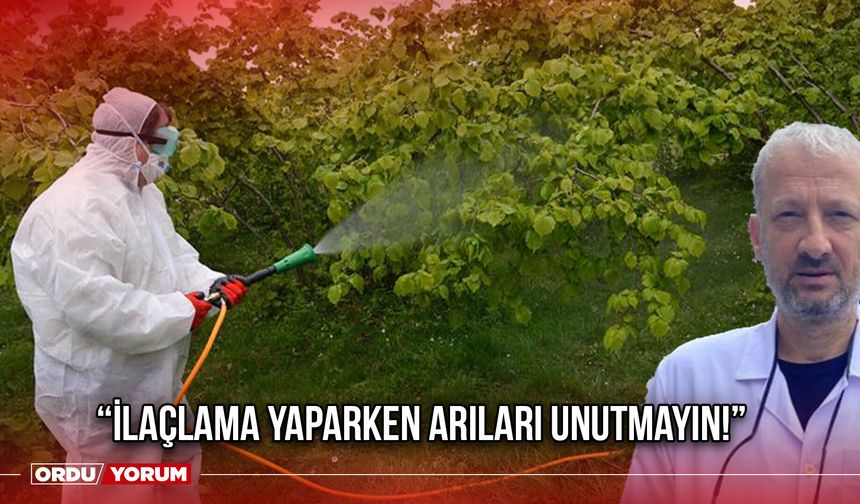 “İlaçlama Yaparken Arıları Unutmayın!”