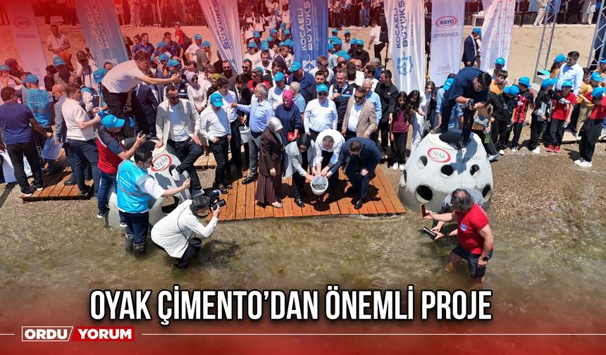 Oyak Çimento’dan Önemli Proje