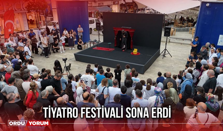 Tiyatro Festivali Sona Erdi