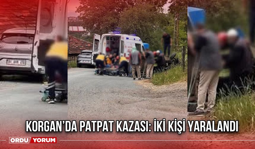 Korgan’da Patpat Kazası: İki Kişi Yaralandı