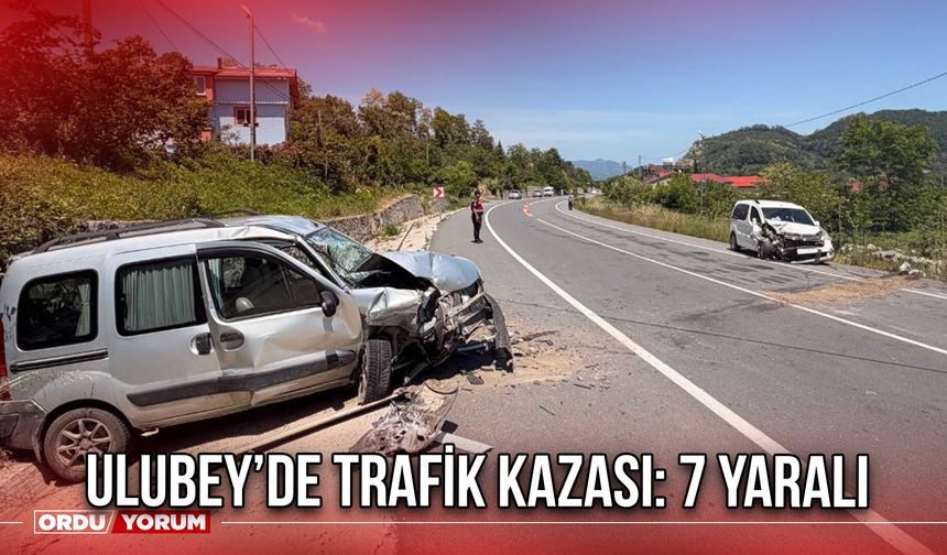 Ulubey’de Trafik Kazası: 7 Yaralı