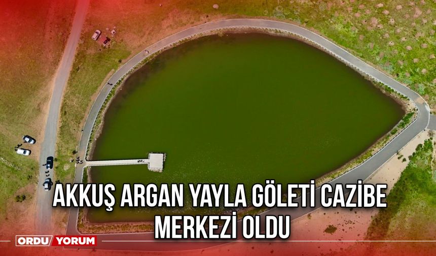 Akkuş Argan Yayla Göleti Cazibe Merkezi Oldu