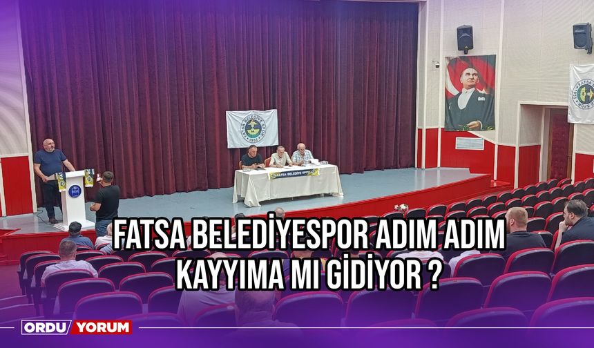 Fatsa Belediyespor Adım Adım Kayyıma Mı Gidiyor ?