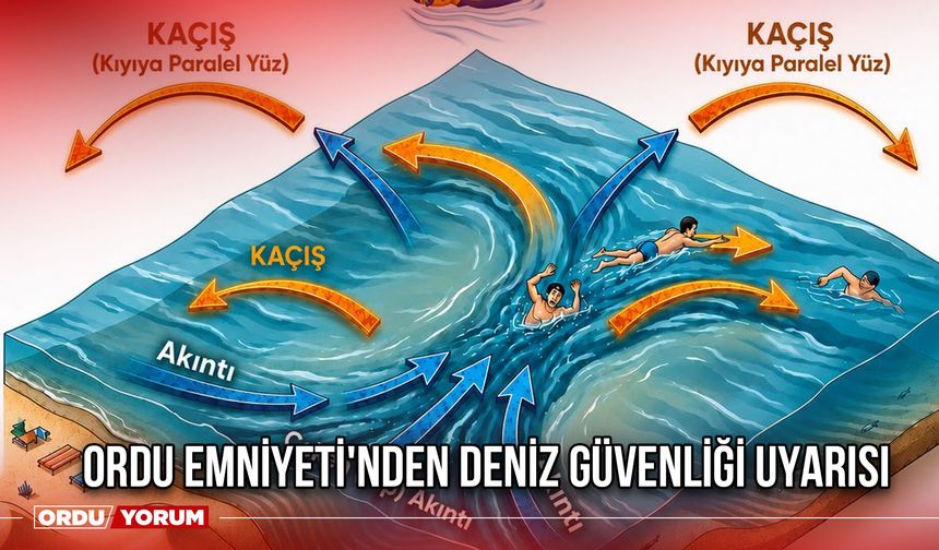 Ordu Emniyeti'nden Deniz Güvenliği Uyarısı
