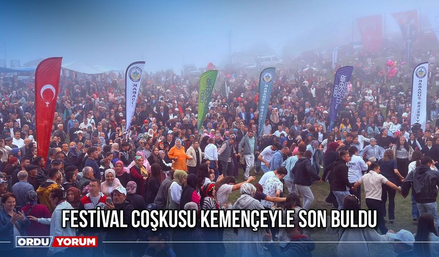 Festival Coşkusu Kemençeyle Son Buldu