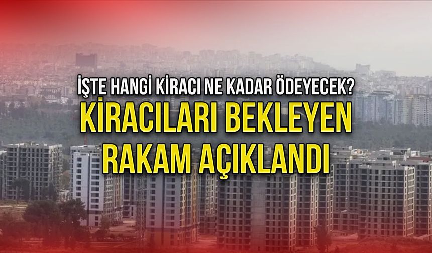 Kiracıları Bekleyen Rakam Açıklandı
