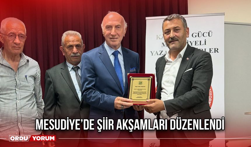 Mesudiye’de Şiir Akşamları Düzenlendi