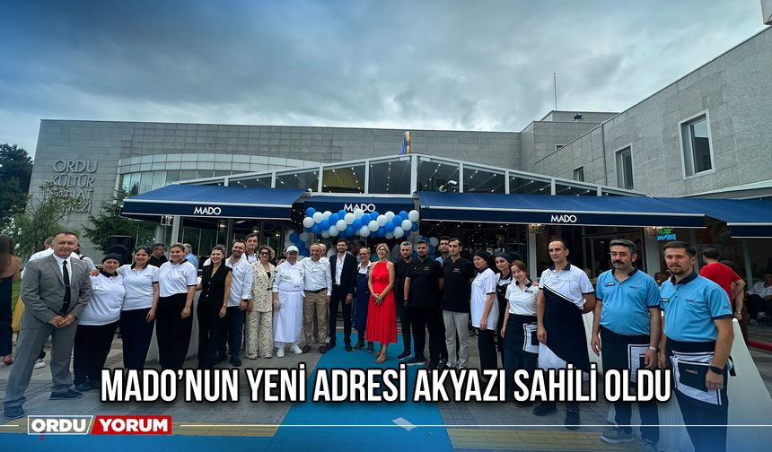 Mado’nun Yeni Adresi Akyazı Sahili Oldu