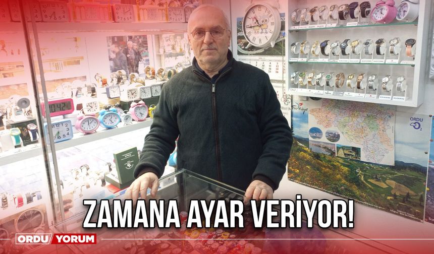 ZAMANA AYAR VERİYOR
