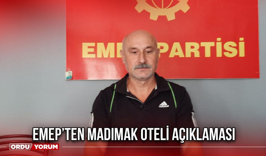 EMEP’ten Madımak Oteli Açıklaması