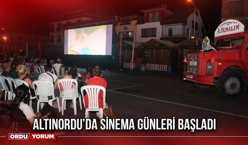 Altınordu’da Sinema Günleri Başladı