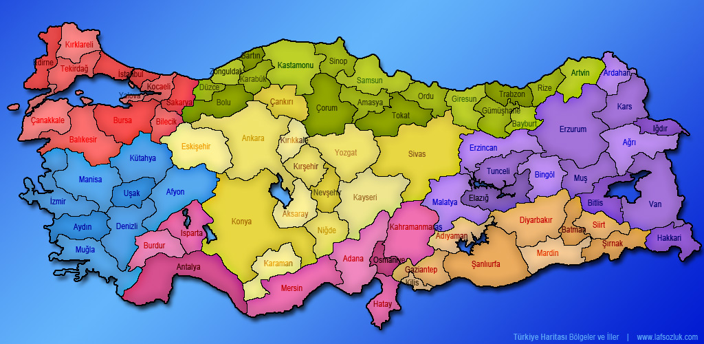 Türkiye haritası