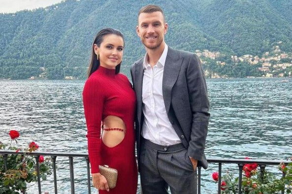 Edin Dzeko ve Eşi Amra Silajdzic