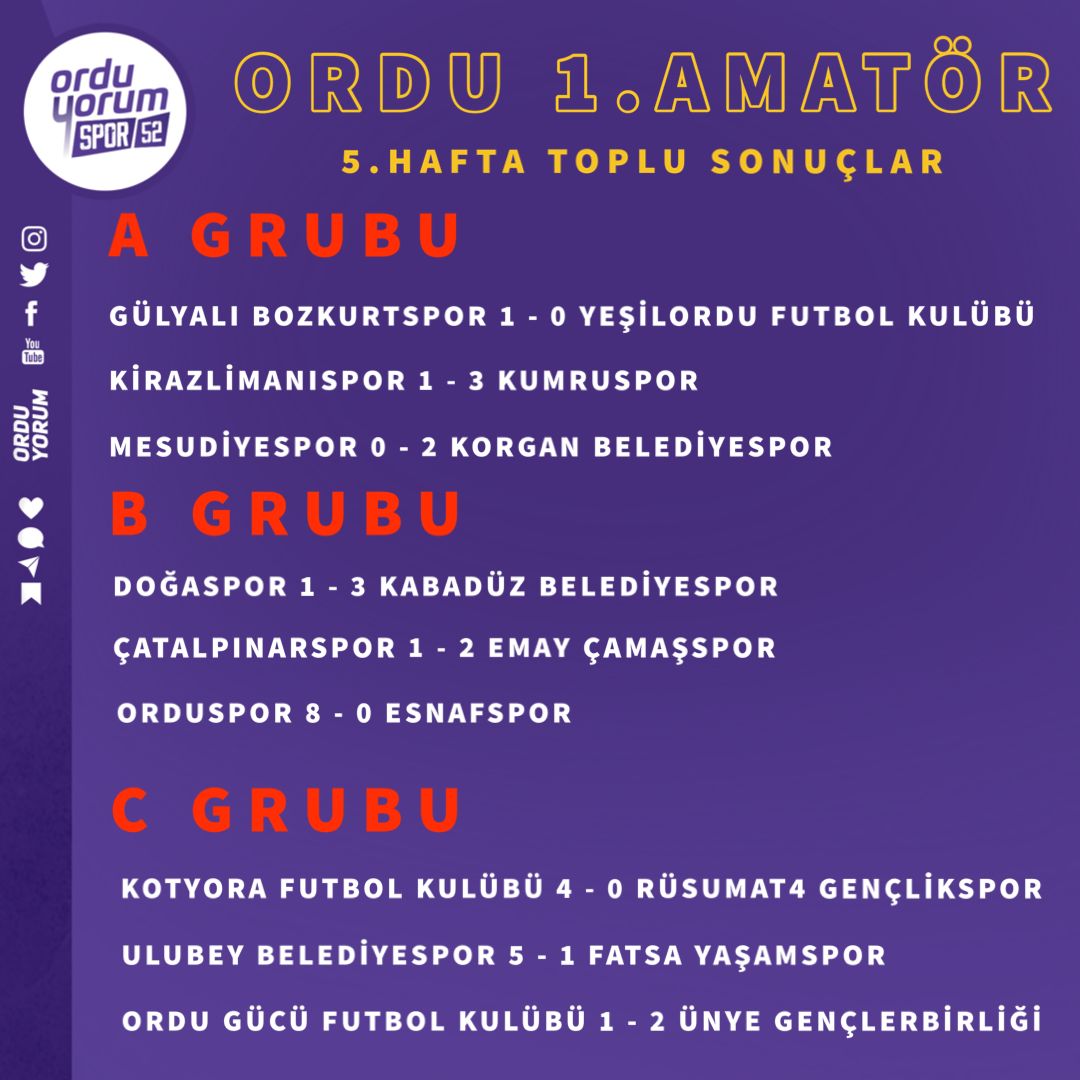 toplu sonuçlar