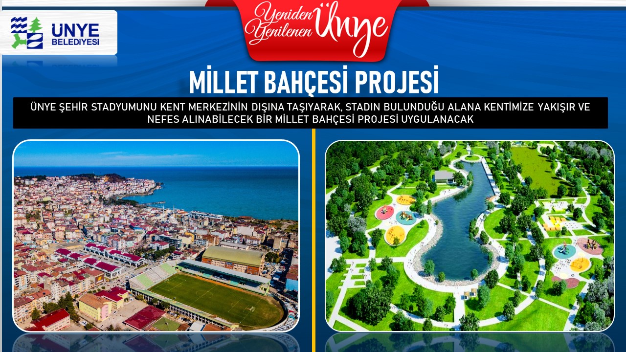 Ünye Belediyesi Millet Bahçesi