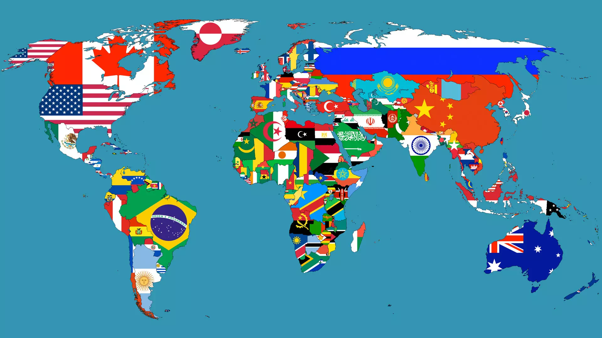 Dünyanın En Kalabalık 100 Ülkesi