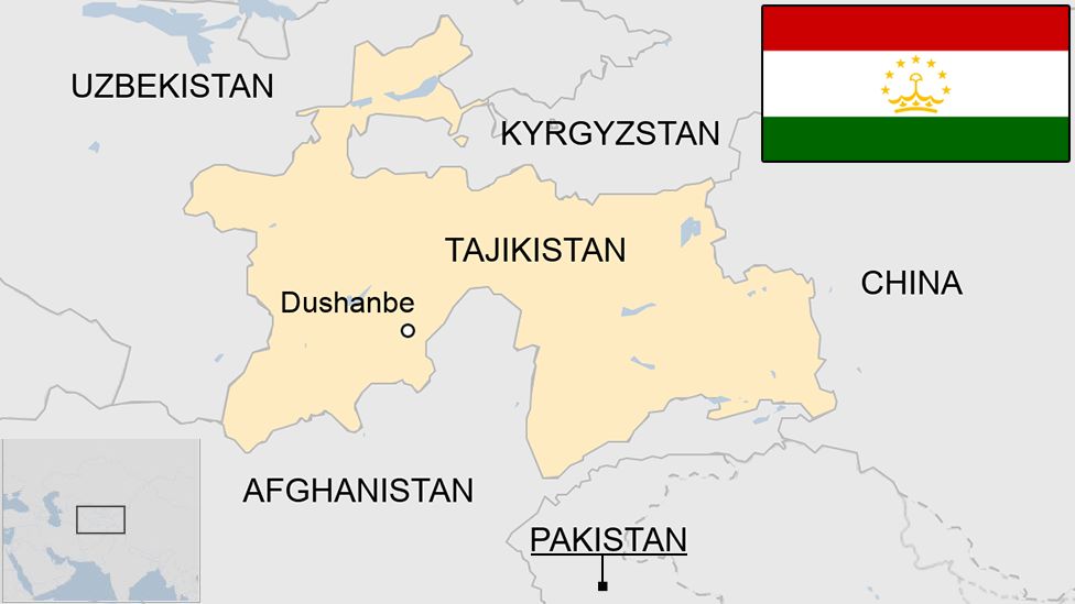 Tacikistan Harita