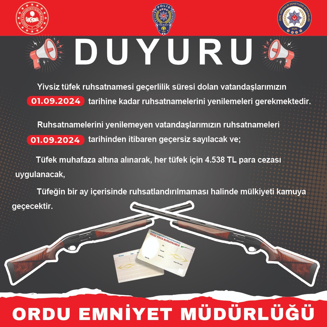 Ordu Emniyet Tüfek