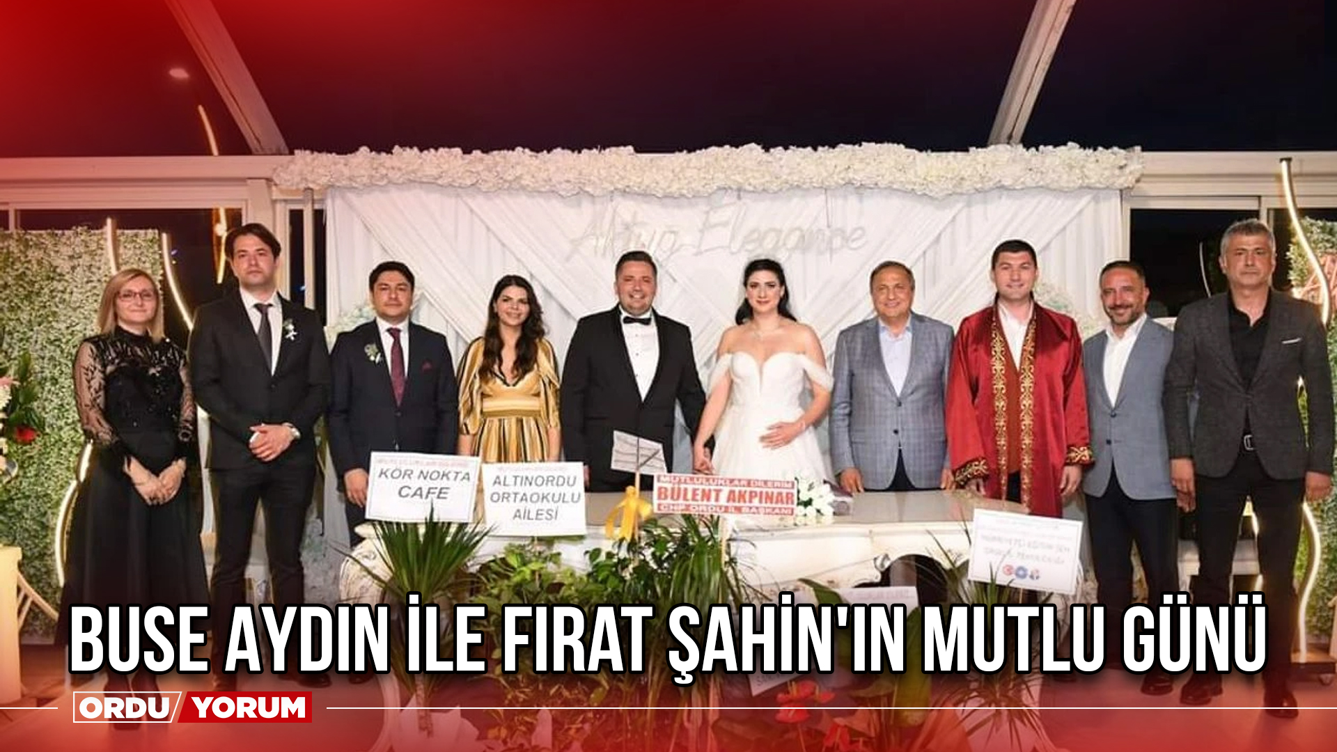 Buse Aydın İle Fırat Şahinin Mutlu Günü - Ordu Yorum