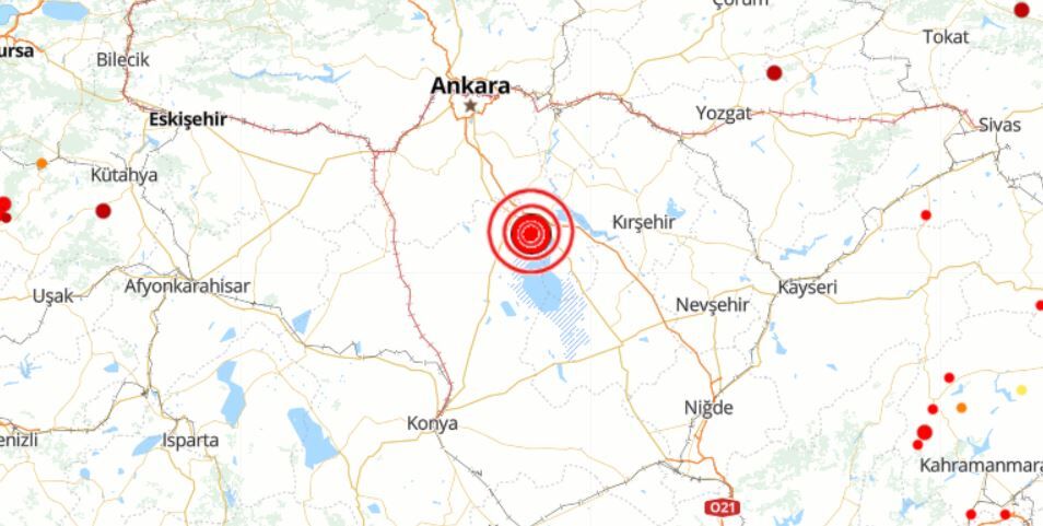 Konya'da Deprem