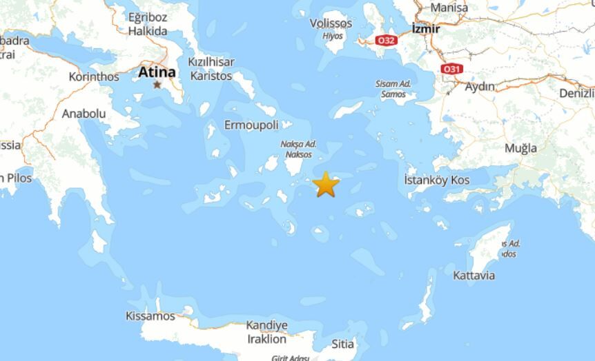 Ege'de Deprem