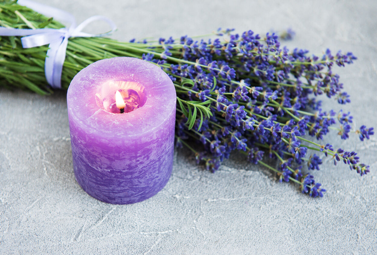 Lavender Candle