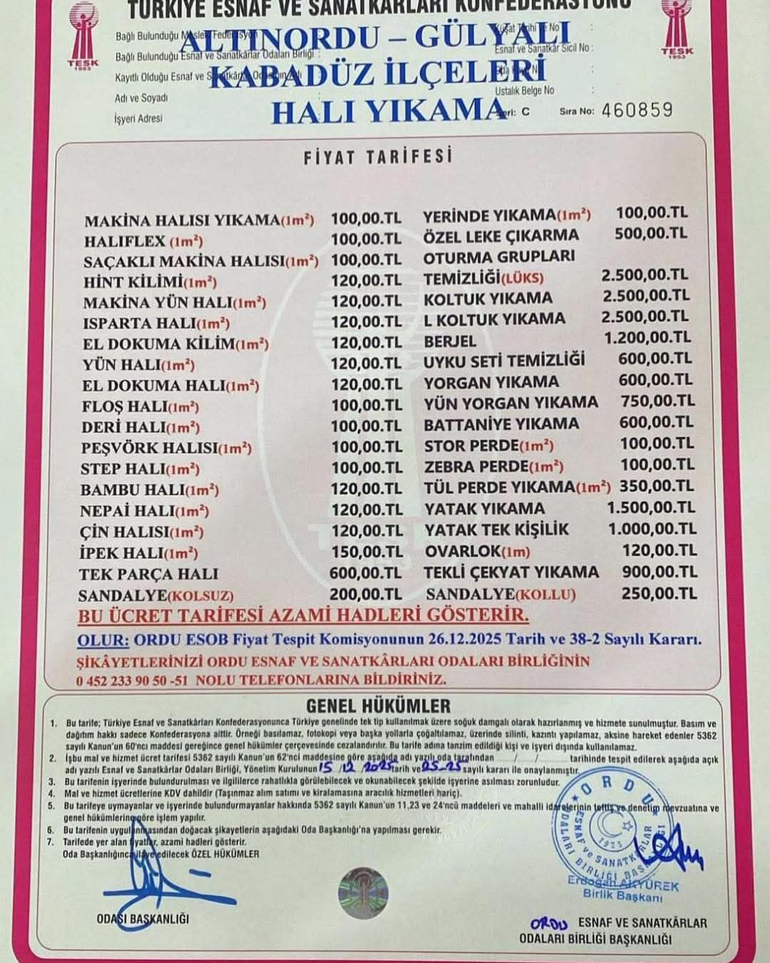 Halı Ykama