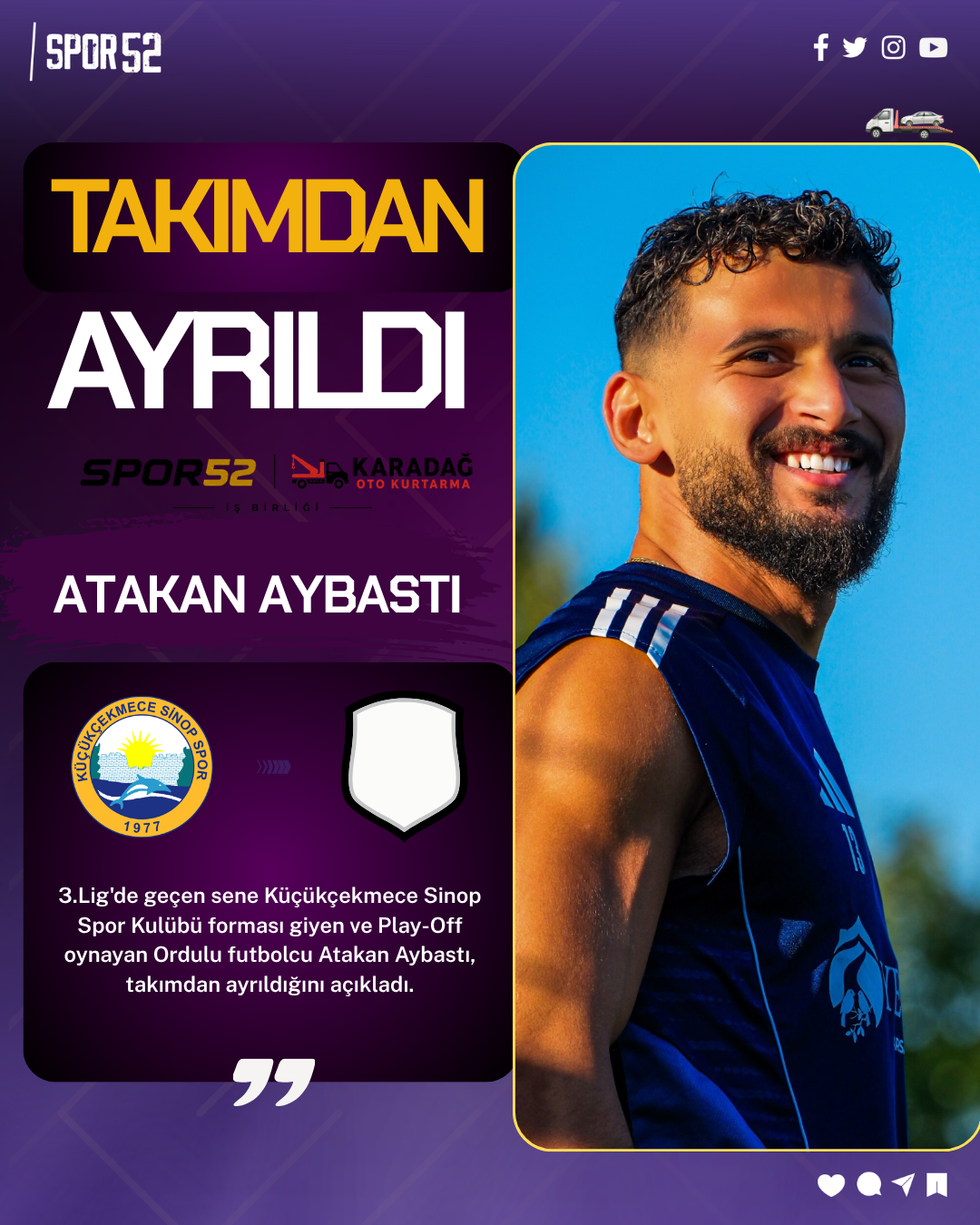 Takımdan Ayrıldı
