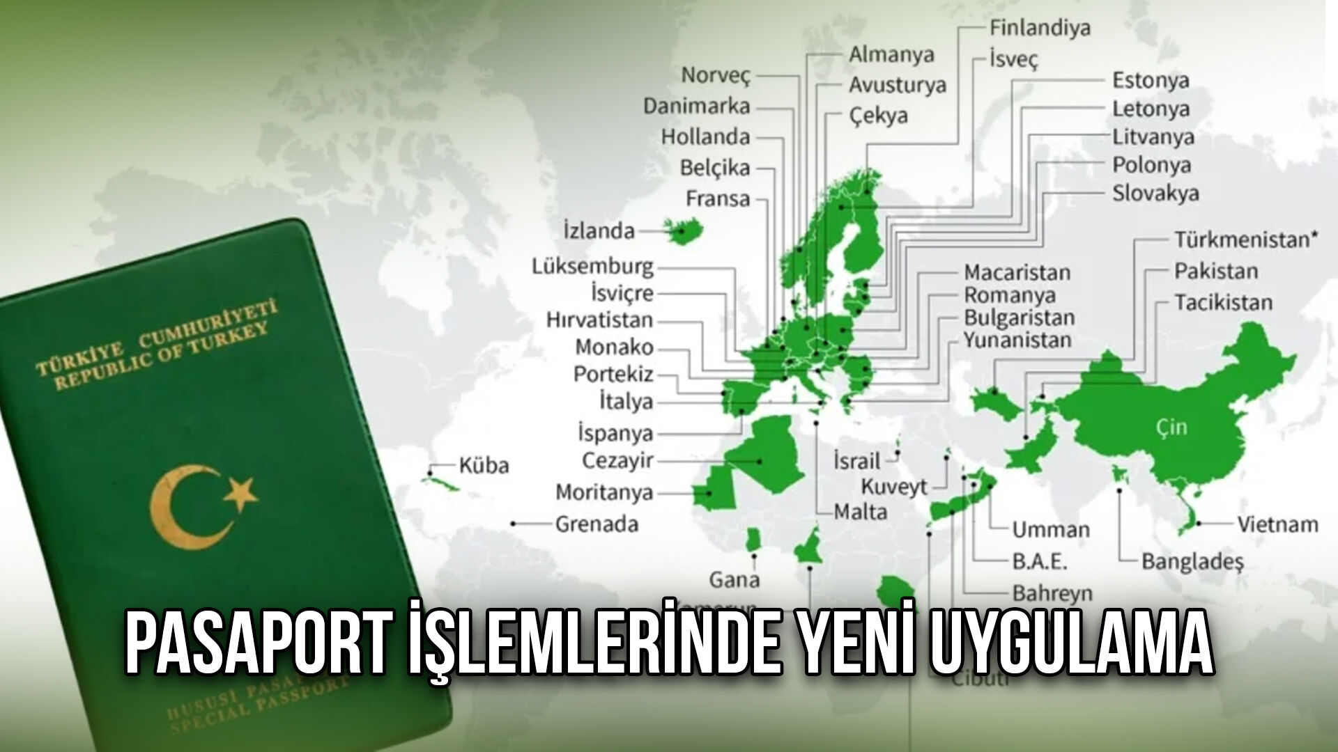 Pasaport İşlemlerinde Yeni Uygulama
