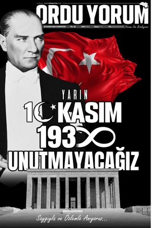 Ordu Yorum Gazetesi | Ordu'nun En Güncel Haber Gazetesi - 09.11.2024 Manşeti